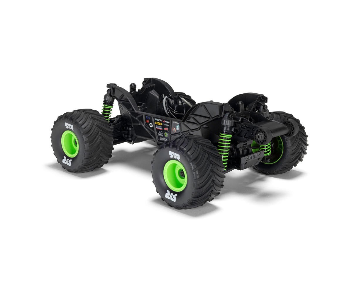 Arrma ARA2137T2 Quake Grom 4x4 1/16 RTR Brushed Monster Truck (Green) w/SLT2 2.4GHz Radio, Battery & Charger