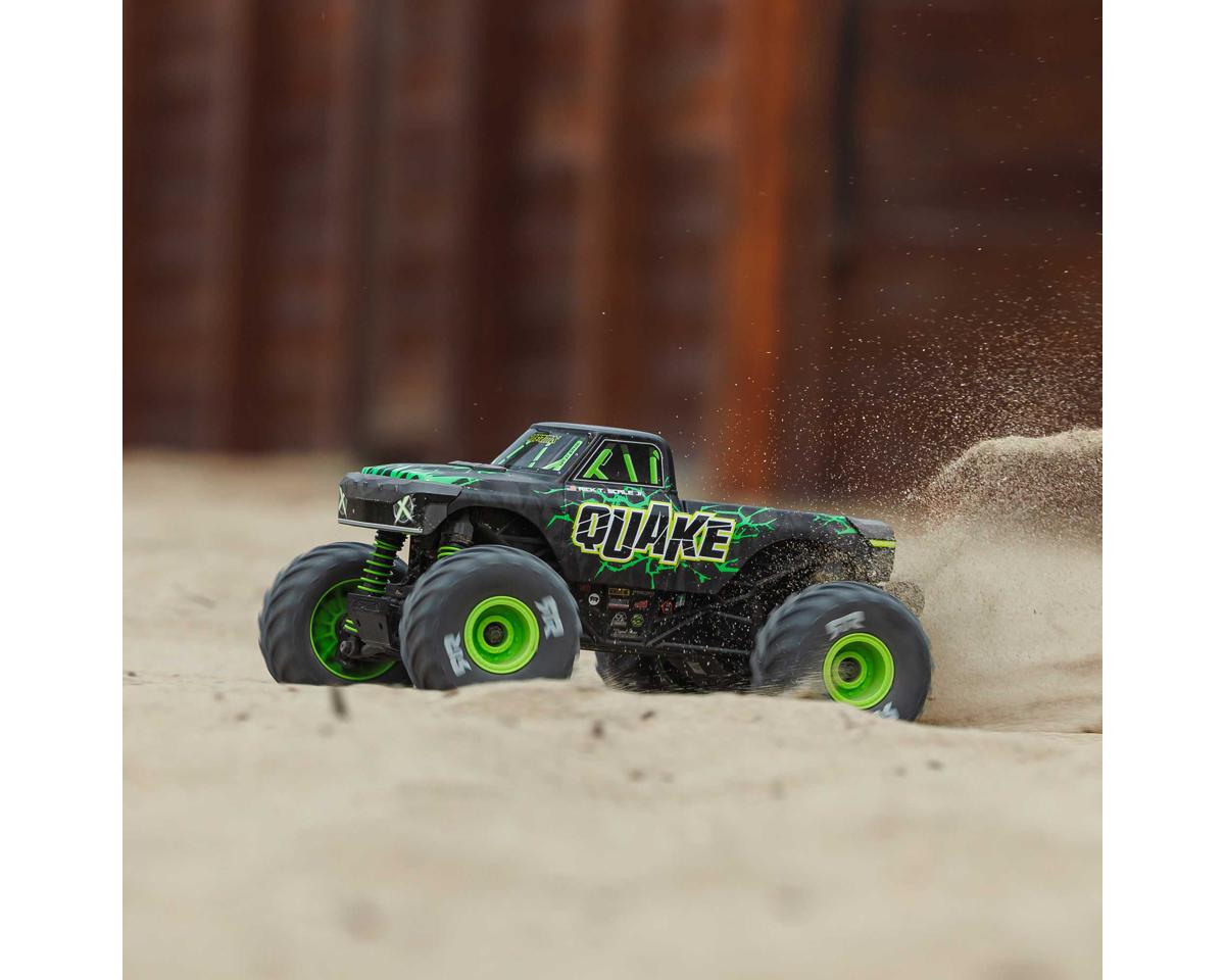 Arrma ARA2137T2 Quake Grom 4x4 1/16 RTR Brushed Monster Truck (Green) w/SLT2 2.4GHz Radio, Battery & Charger