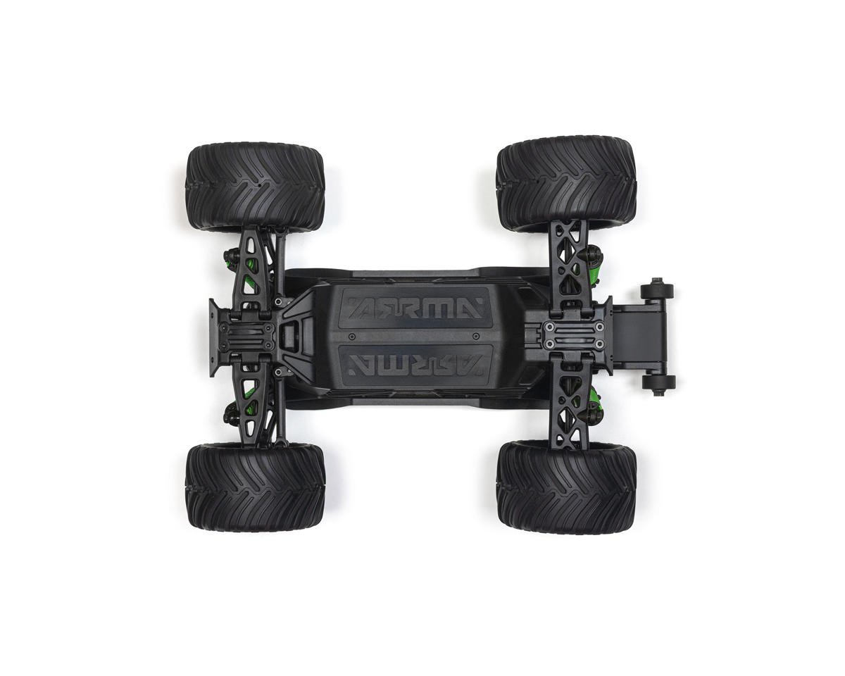 Arrma ARA2137T2 Quake Grom 4x4 1/16 RTR Brushed Monster Truck (Green) w/SLT2 2.4GHz Radio, Battery & Charger