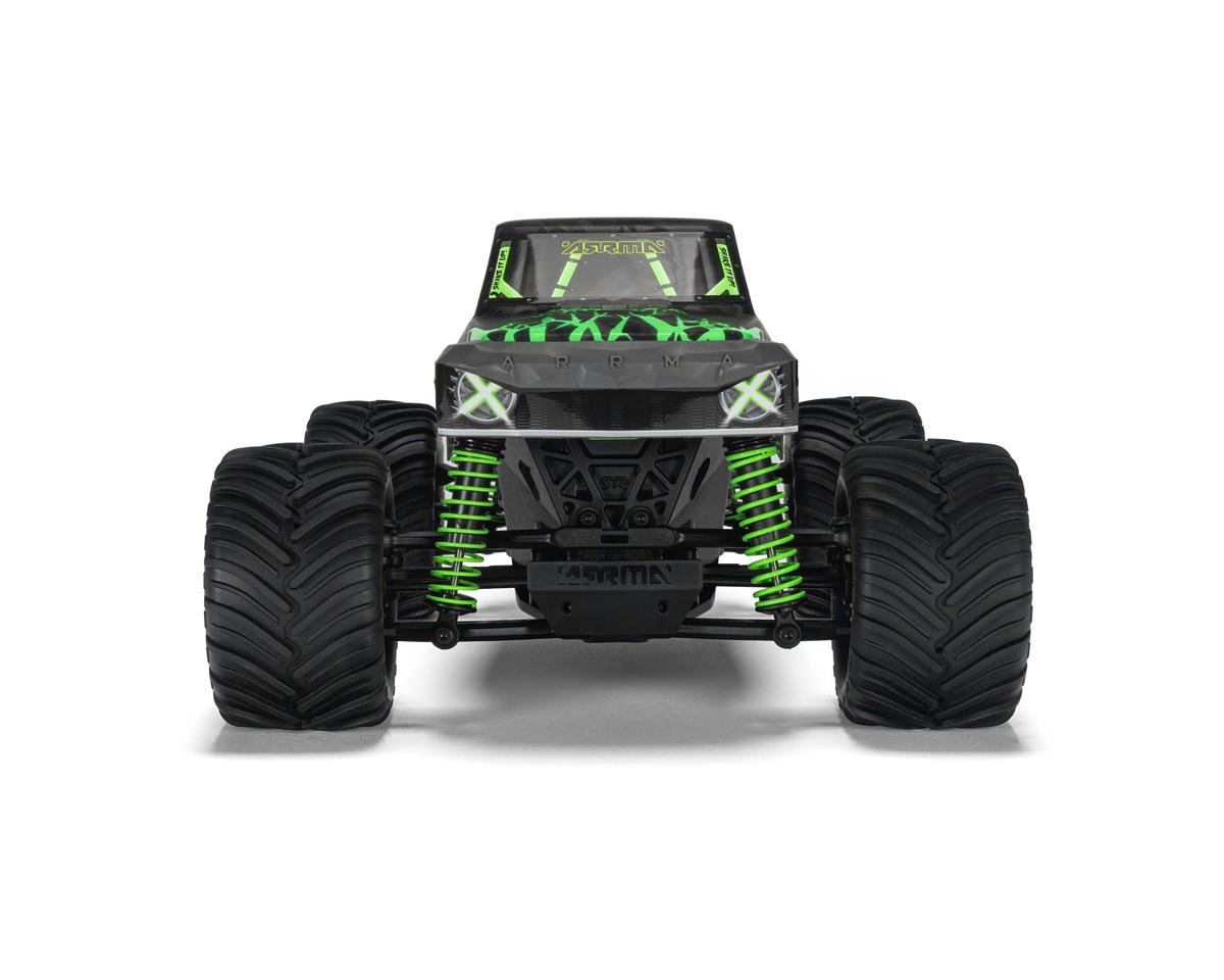 Arrma ARA2137T2 Quake Grom 4x4 1/16 RTR Brushed Monster Truck (Green) w/SLT2 2.4GHz Radio, Battery & Charger