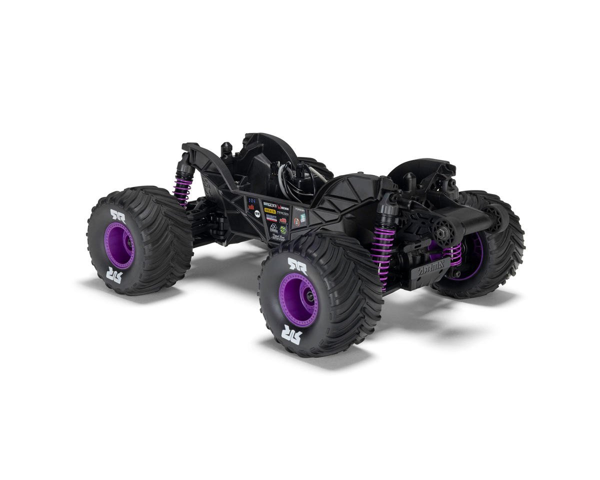 Arrma ARA2137T3 Quake Grom 4x4 1/16 RTR Brushed Monster Truck (Purple) w/SLT2 2.4GHz Radio, Battery & Charger