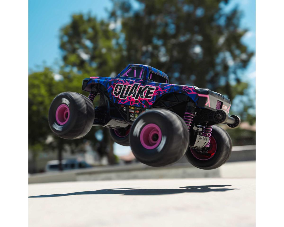 Arrma ARA2137T3 Quake Grom 4x4 1/16 RTR Brushed Monster Truck (Purple) w/SLT2 2.4GHz Radio, Battery & Charger