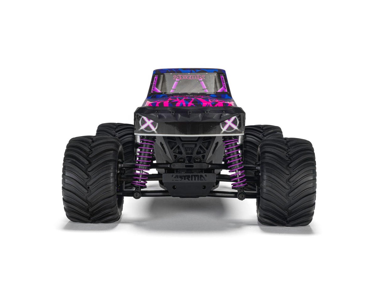 Arrma ARA2137T3 Quake Grom 4x4 1/16 RTR Brushed Monster Truck (Purple) w/SLT2 2.4GHz Radio, Battery & Charger