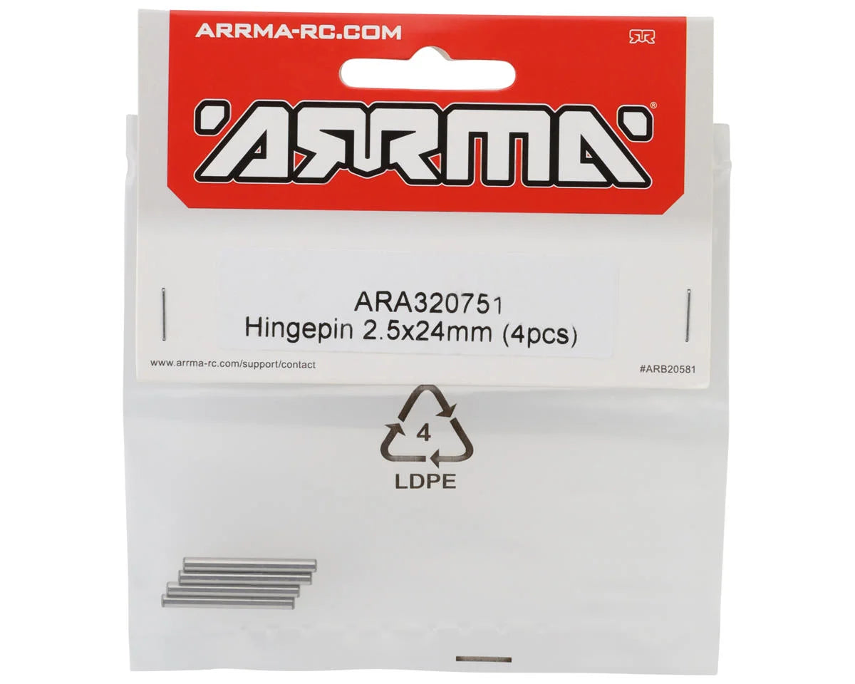 Arrma ARA320751 2.5x24mm Hingepin (4)