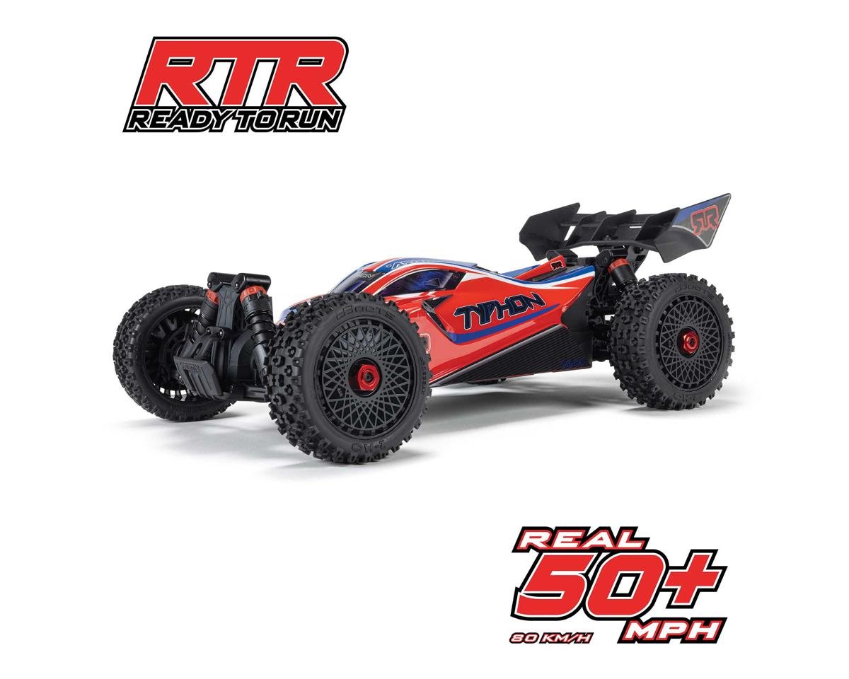Arrma ARA4306V4T3 Typhon 223S 1/8 BLX Brushless RTR 4WD Buggy (Red) w/SLT3 2.4GHz Radio & DSC