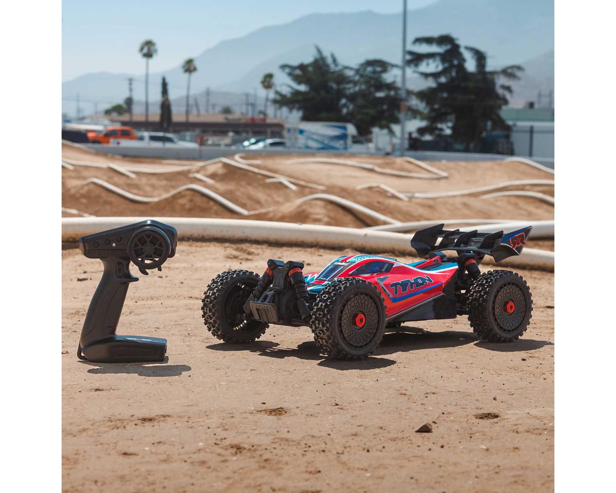 Arrma ARA4306V4T3 Typhon 223S 1/8 BLX Brushless RTR 4WD Buggy (Red) w/SLT3 2.4GHz Radio & DSC