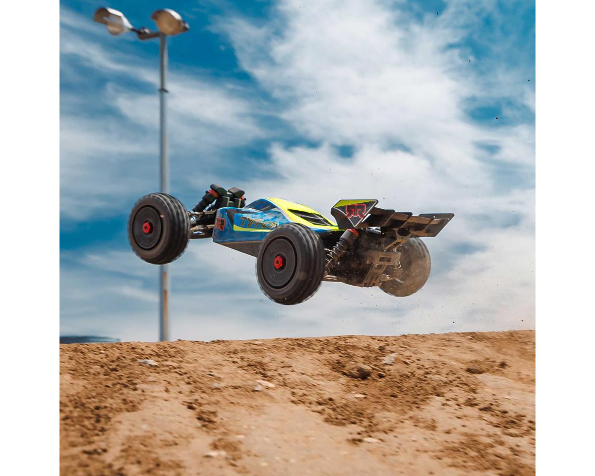 Arrma ARA4306V4T4 Typhon 223S 1/8 BLX Brushless RTR 4WD Buggy (Blue) w/SLT3 2.4GHz Radio & DSC