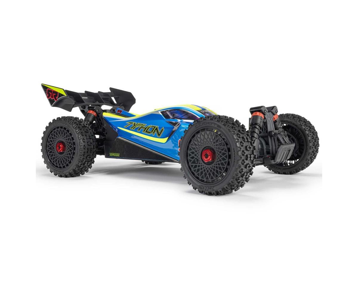 Arrma ARA4306V4T4 Typhon 223S 1/8 BLX Brushless RTR 4WD Buggy (Blue) w/SLT3 2.4GHz Radio & DSC