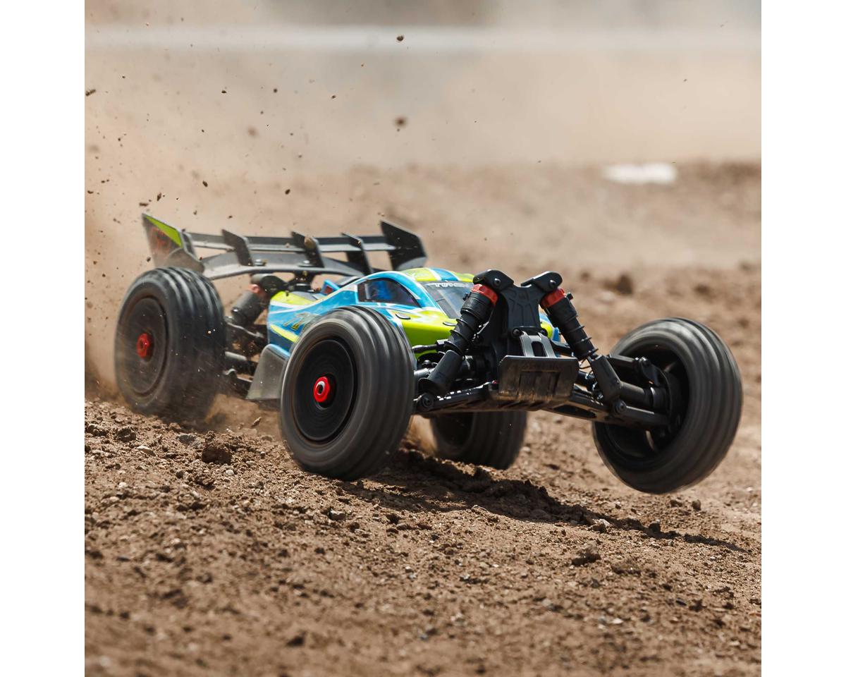 Arrma ARA4306V4T4 Typhon 223S 1/8 BLX Brushless RTR 4WD Buggy (Blue) w/SLT3 2.4GHz Radio & DSC