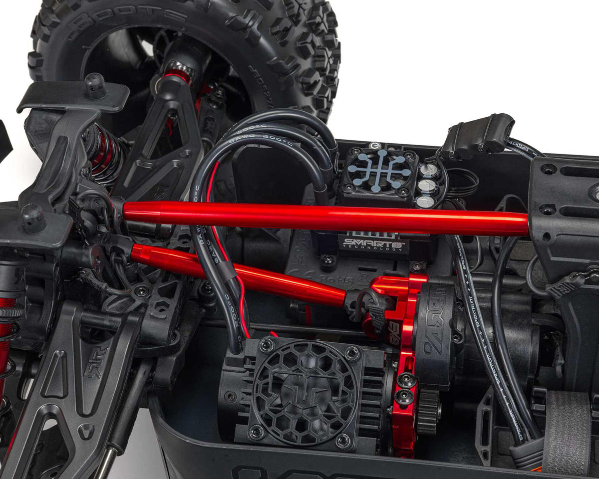 Arrma ARA5808V2T1 Kraton 8S BLX EXB Sin escobillas RTR 1/5 4WD Monster Truck (negro) con radio DX3, Smart ESC y AVC