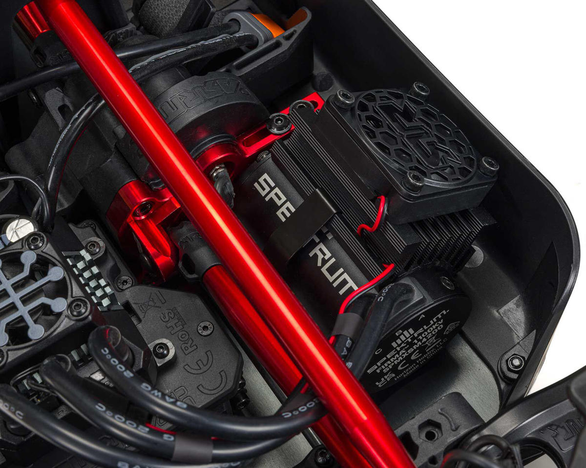 Arrma ARA5808V2T1 Kraton 8S BLX EXB Sin escobillas RTR 1/5 4WD Monster Truck (negro) con radio DX3, Smart ESC y AVC