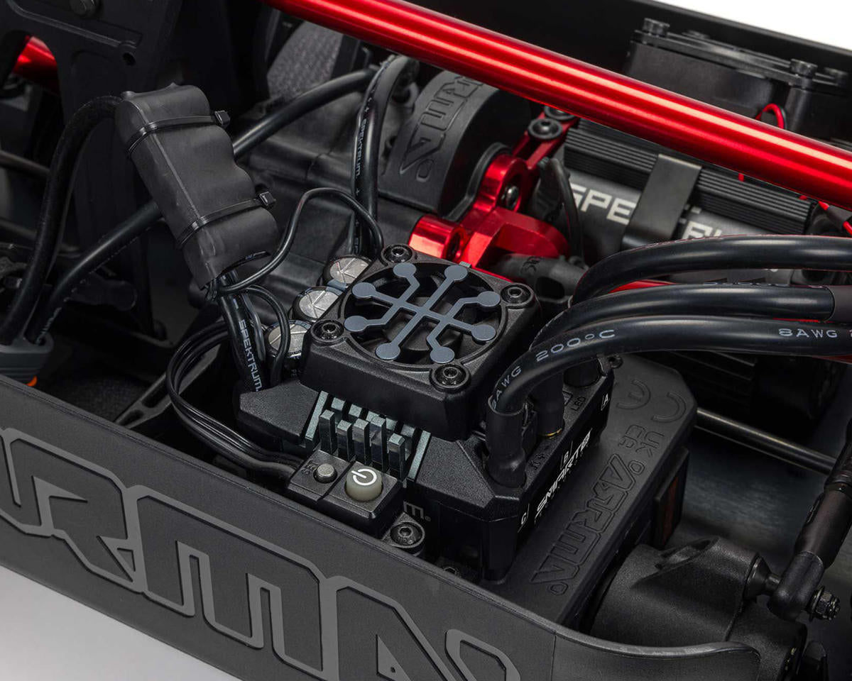 Arrma ARA5808V2T1 Kraton 8S BLX EXB Sin escobillas RTR 1/5 4WD Monster Truck (negro) con radio DX3, Smart ESC y AVC