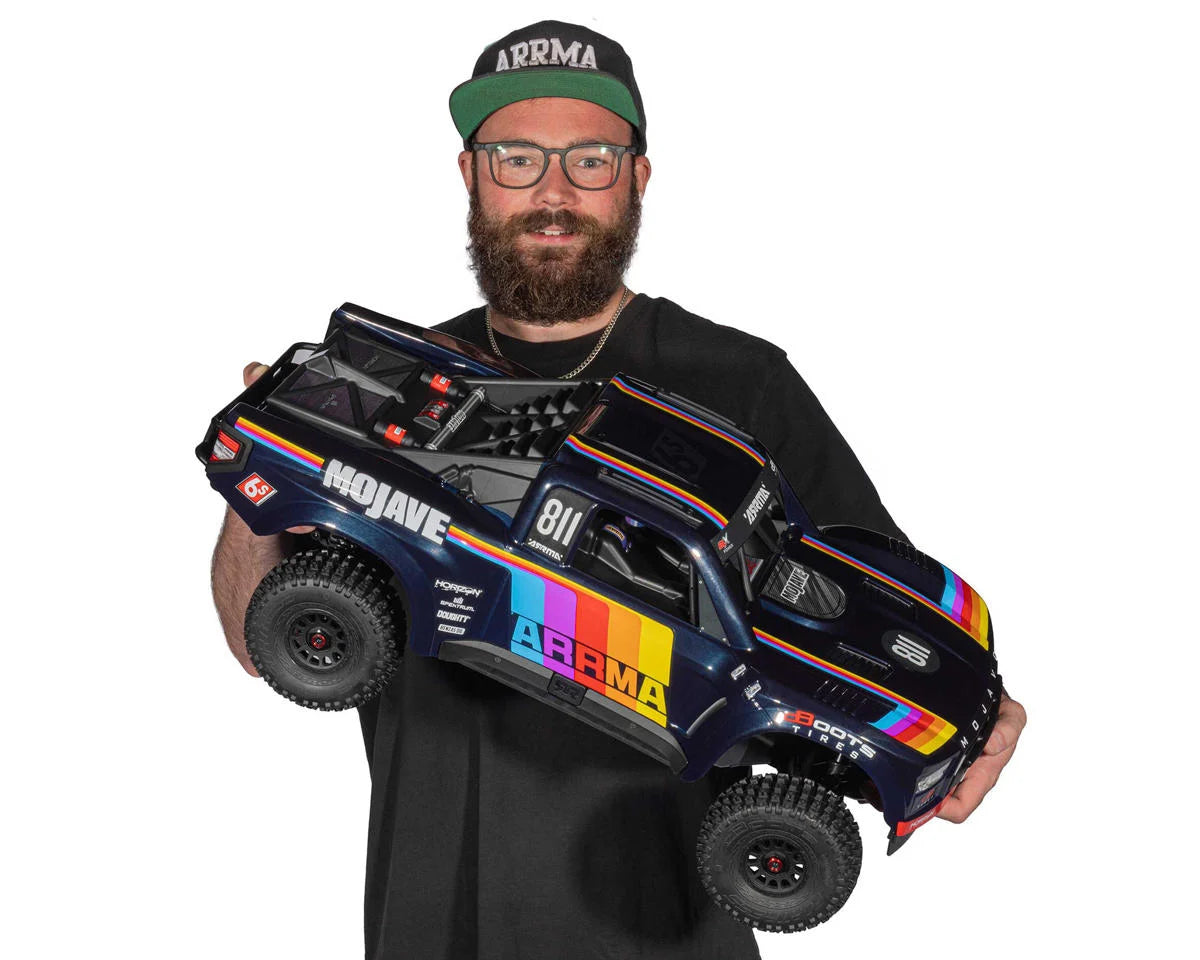 Arrma ARA7604V3T1 Mojave 6S BLX Brushless RTR 1/7 4WD RTR Desert Truck (Blue) w/2.4GHz Radio