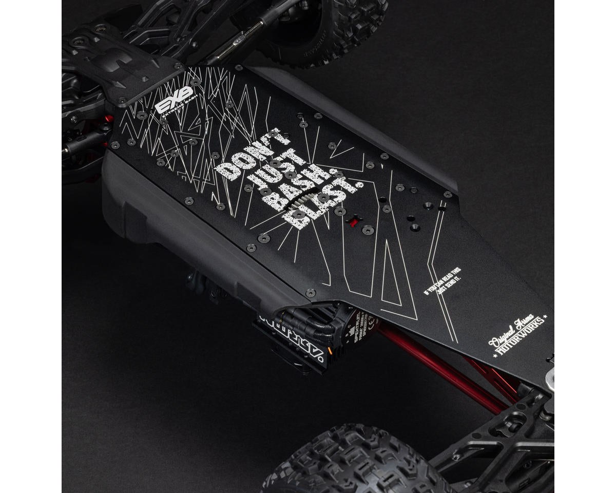 Arrma ARA7707V6T1 Talion 6S BLX EXB Brushless RTR 1/7 4WD Speed Truck (Black) w/SLT3 2.4GHz Transmitter
