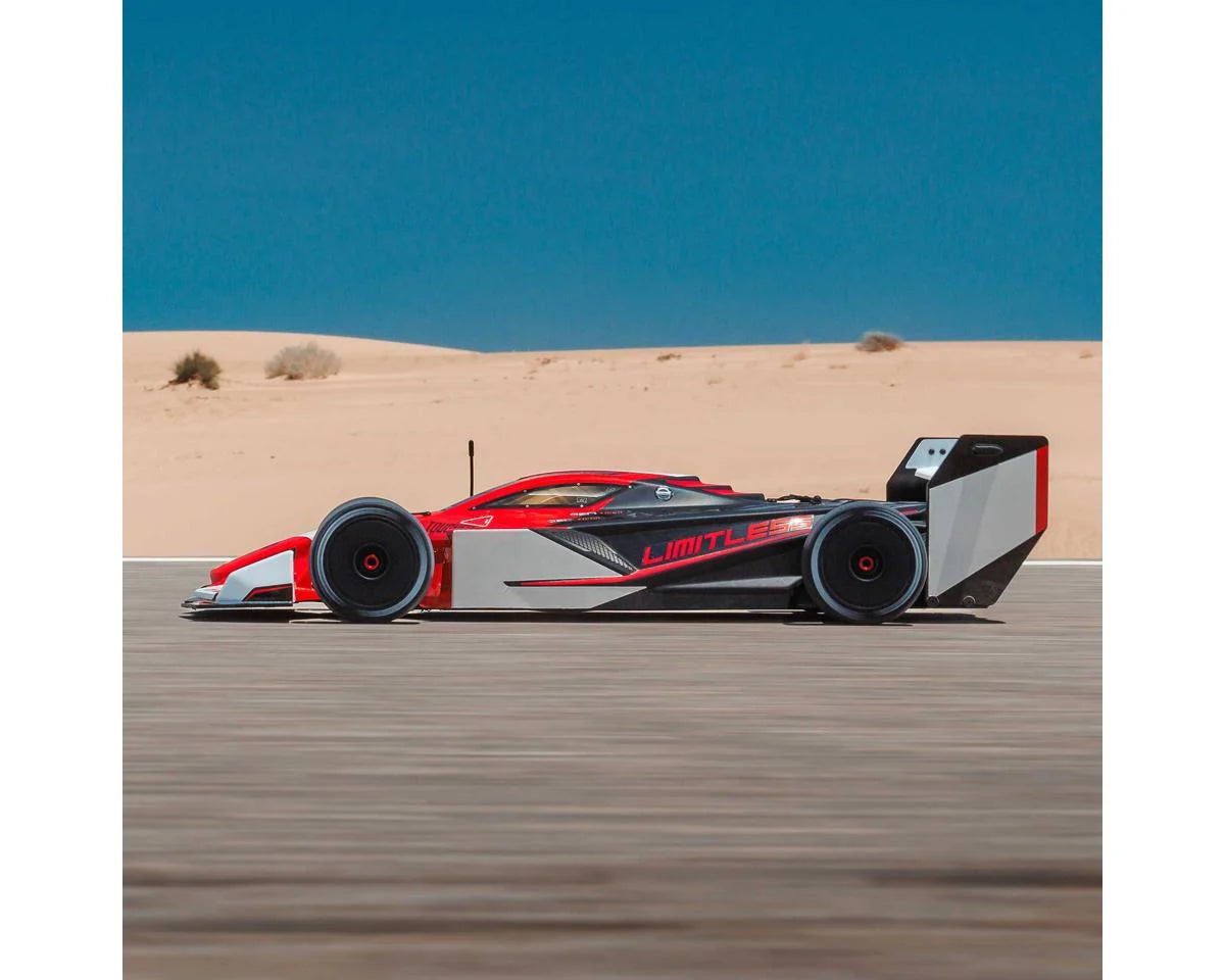 Arrma ARA7816T1 Limitless 120 8S BLX 4WD RTR Electric Brushless Street Speed (Red/Black) w/DX3 Radio, Smart ESC & AVC