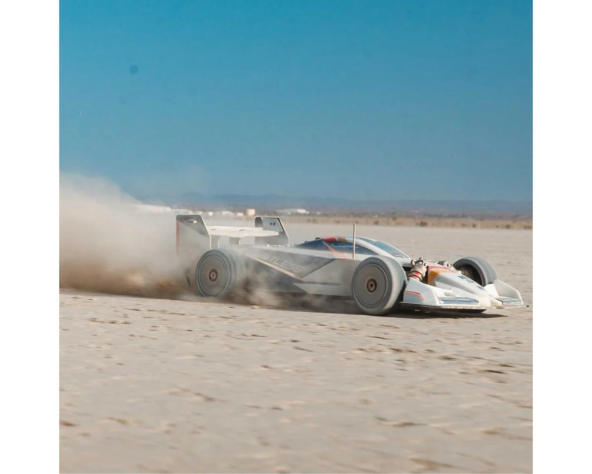 Arrma ARA7816T2 Limitless 120 8S BLX 4WD RTR Electric Brushless Street Speed (White/Blue) w/DX3 Radio, Smart ESC & AVC