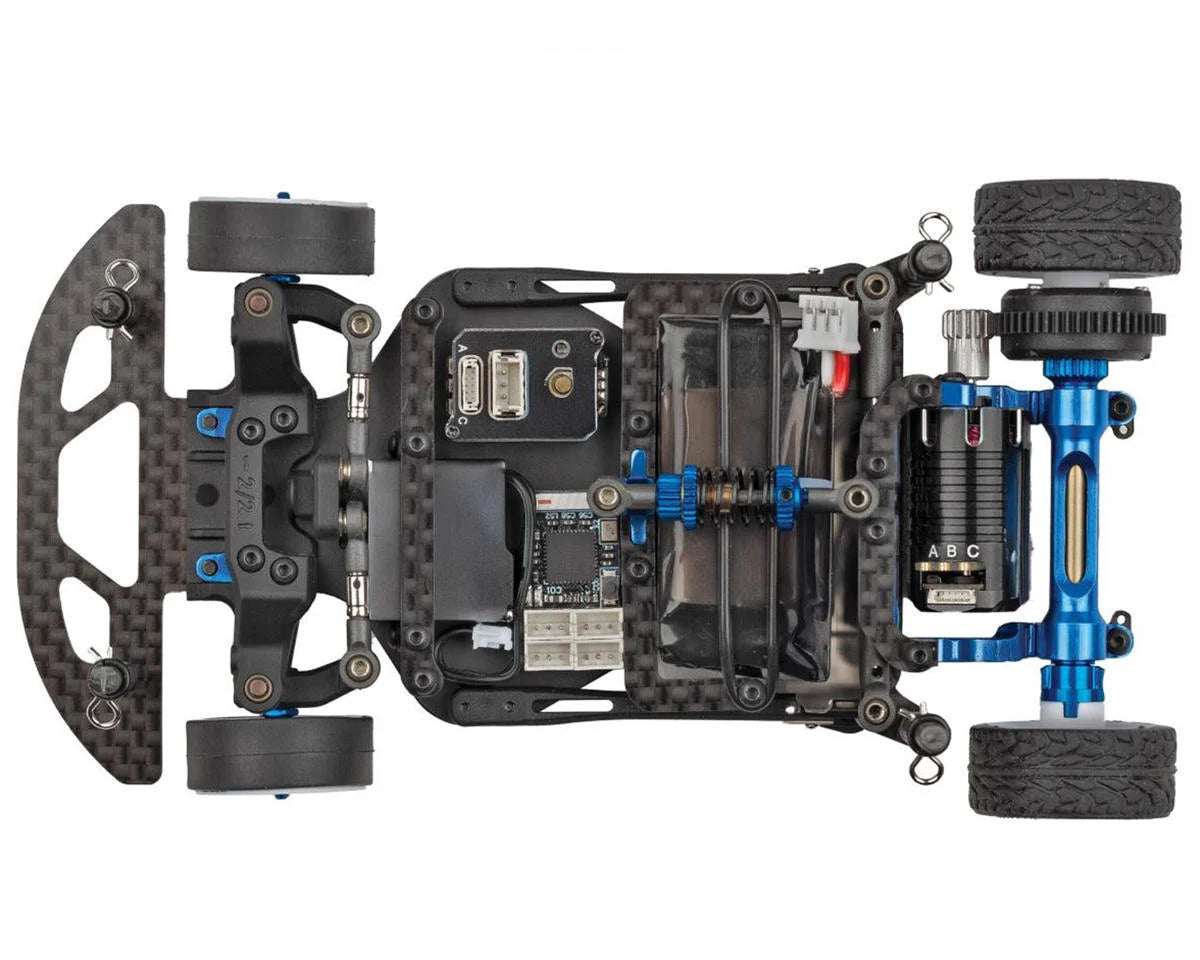 Team Associated ASC20168 RC28R 1/28 2WD Electric On-Road Competition Team Kit w/Mako X Body, Wheels & Tires (Clear)