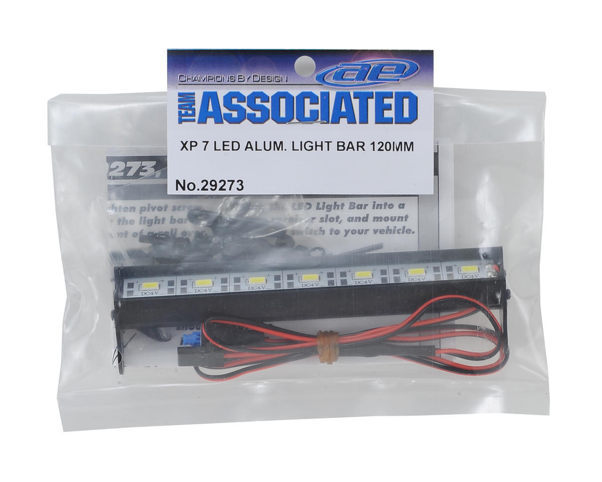 Team Associated XP 7-LED Aluminum Light Bar Kit (120mm)