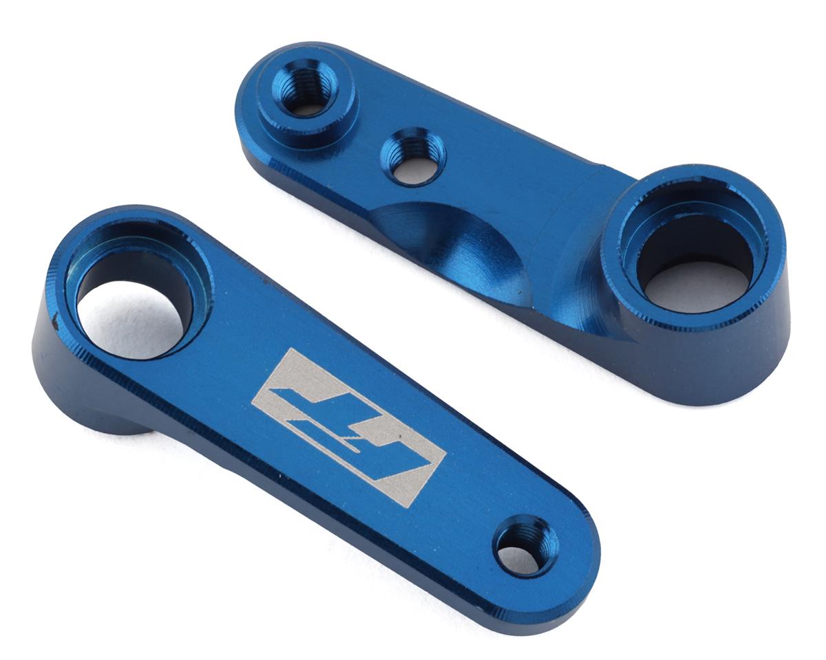 Team Associated 91983 RC10B6.4 Factory Team Steering Bell Cranks (Blue)
