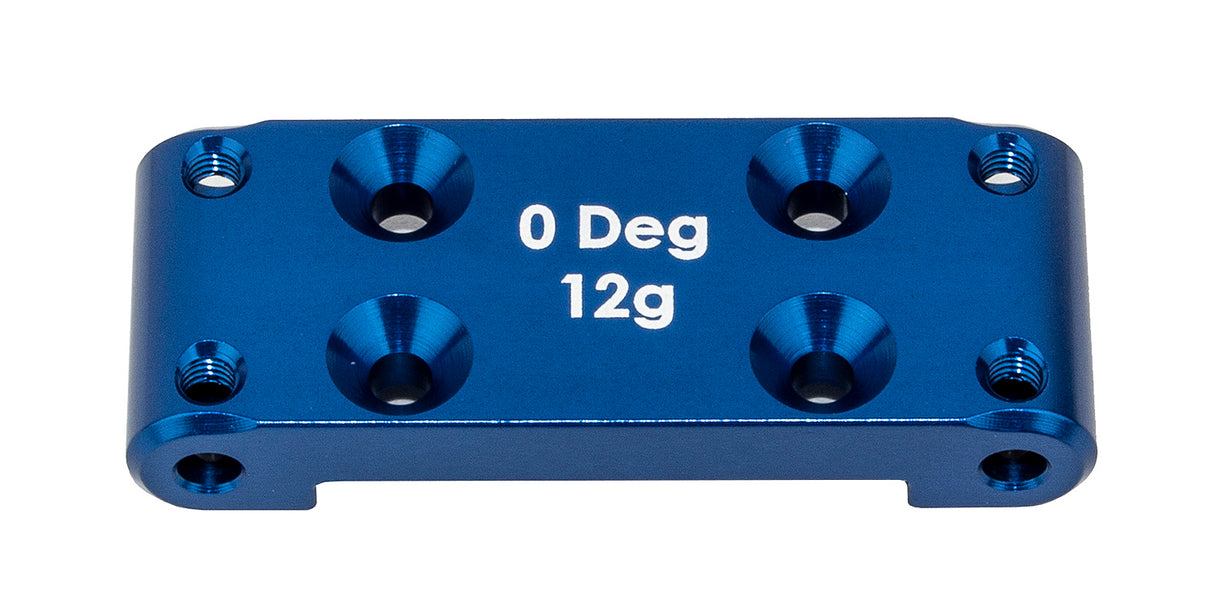 Team Associated 91987 RC10B6.4 Front Bulkhead (0 Degree), Blue Aluminum