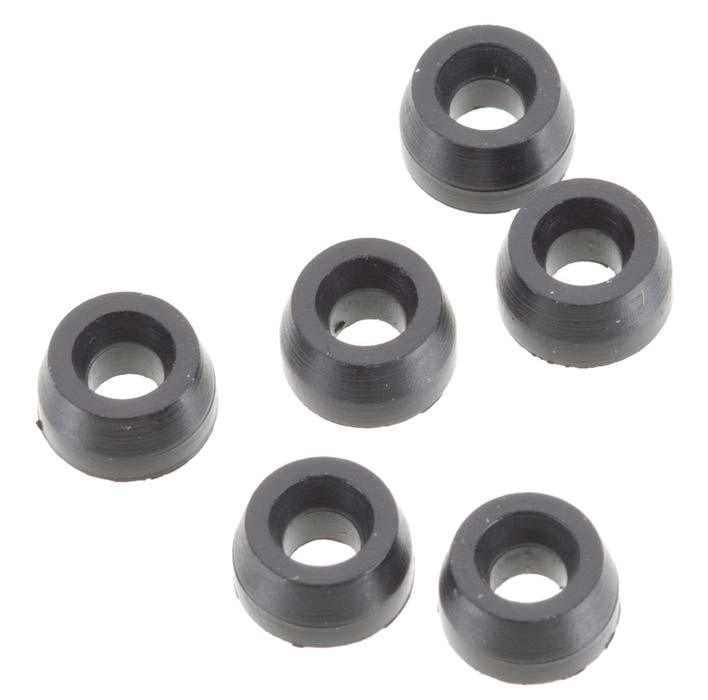 Axial AX30113 SCX10 AX10 EXO XR10 Wraith Score Bomber 3.6x7x4mm Bump Stop Set