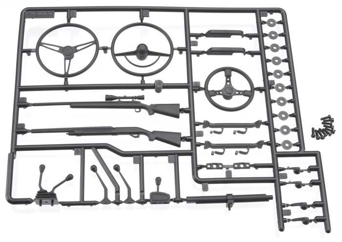 Axial AX80037 Wraith Interior Details Part Tree Black