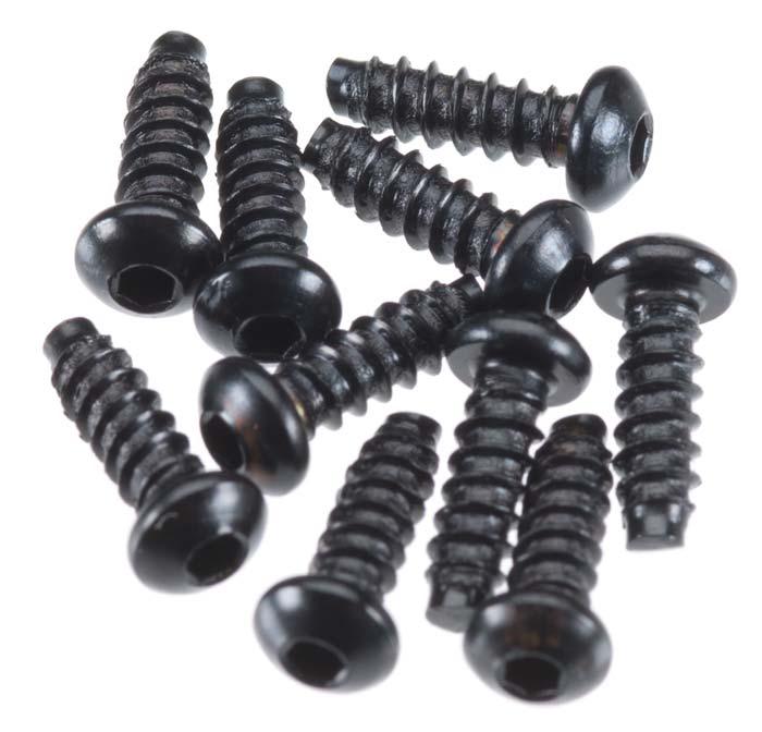 Axial AXA0423 Hex Socket Tapping Button Head Screw M2.6x8mm (10) Score