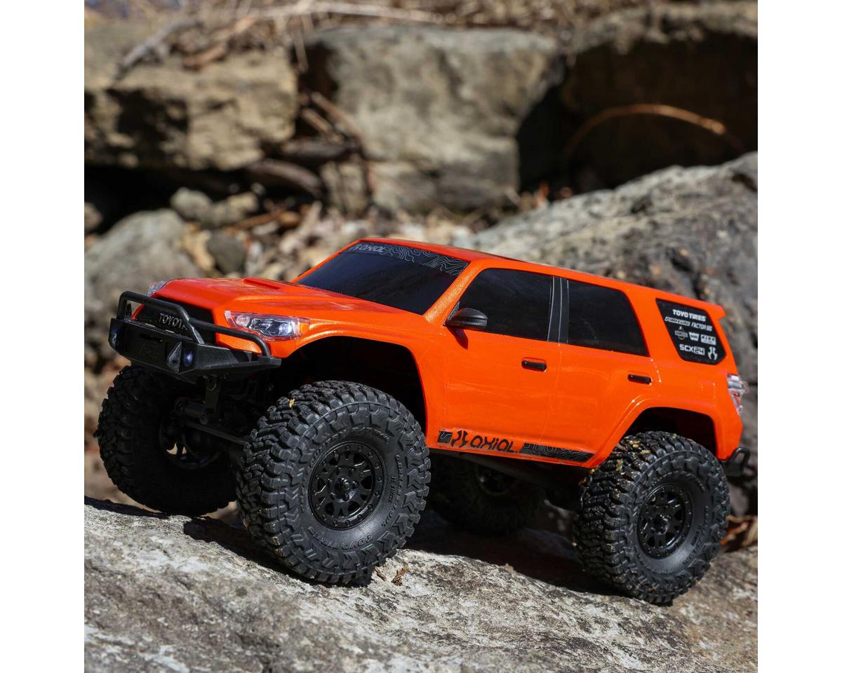Axial AXI-2035T1 SCX24 Toyota 4Runner 1/24 4WD RTR Scale Mini Crawler (Orange) w/2.4GHz Radio, Battery & Charger