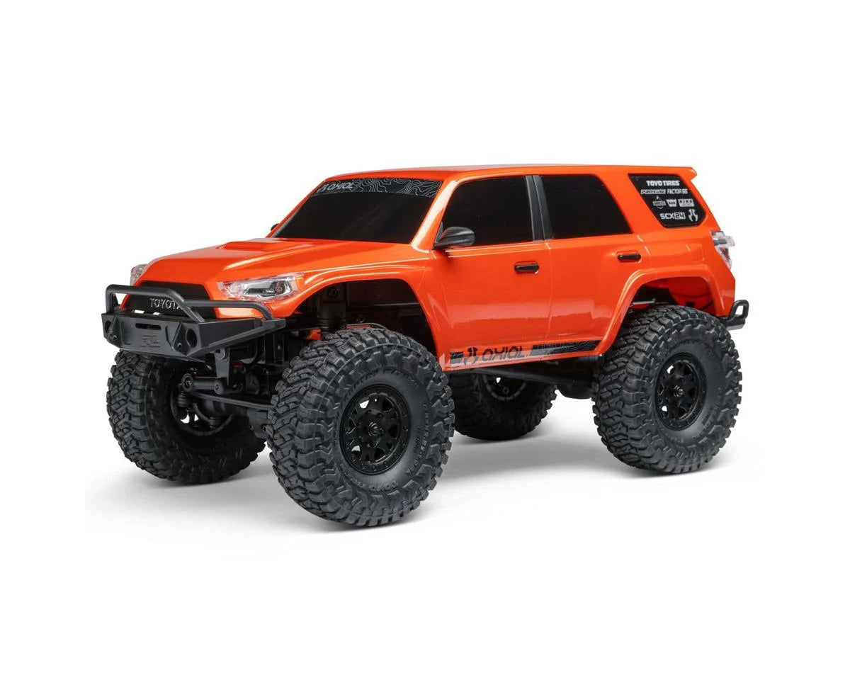 Axial AXI-2035T1 SCX24 Toyota 4Runner 1/24 4WD RTR Scale Mini Crawler (Orange) w/2.4GHz Radio, Battery & Charger