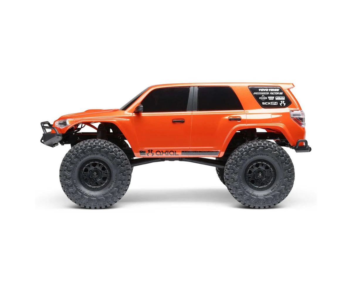 Axial AXI-2035T1 SCX24 Toyota 4Runner 1/24 4WD RTR Scale Mini Crawler (Orange) w/2.4GHz Radio, Battery & Charger