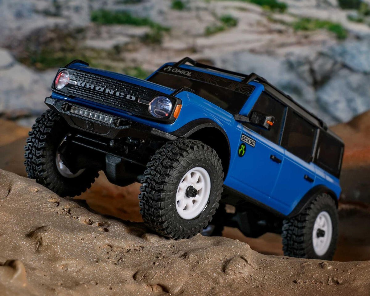 Axial AXI-2048T1 SCX30 Ford Bronco 1/30 4WD RTR Scale Mini Crawler w/2.4GHz Radio, Battery & Charger