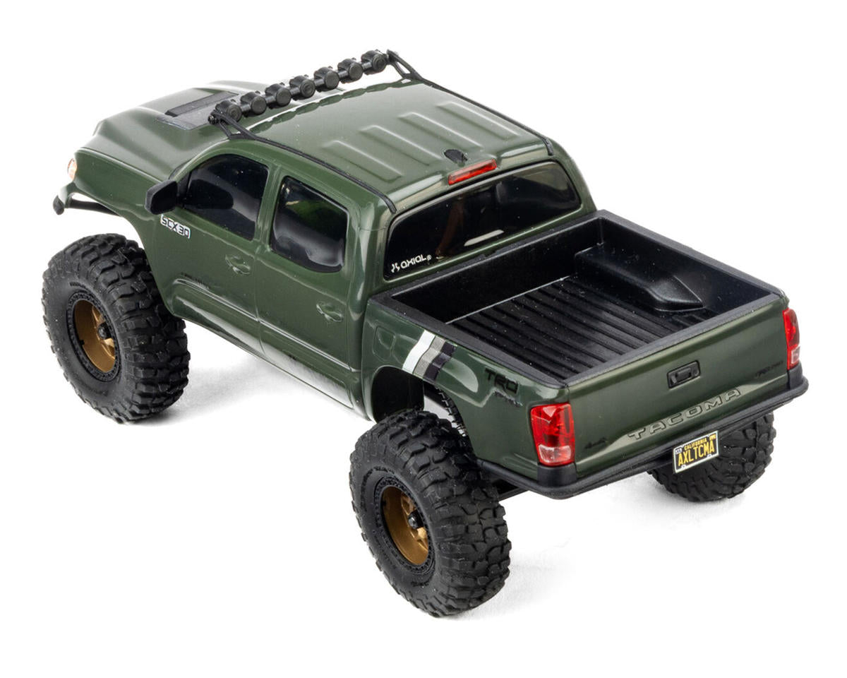 Axial AXI-3289T1 SCX30 Toyota Tacoma TRD Pro 1/30 4WD RTR Scale Mini Crawler (Green) w/2.4GHz Radio, Battery & Charger