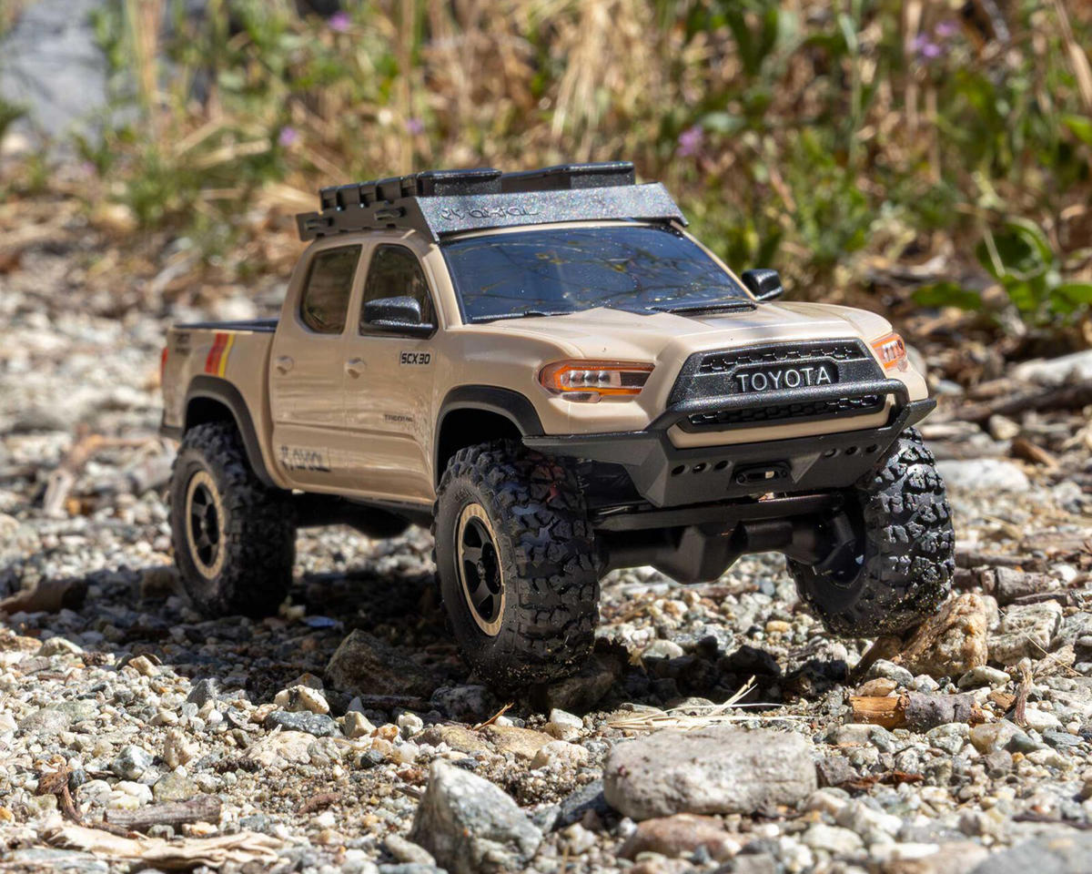 Axial AXI-3289T2 SCX30 Toyota Tacoma TRD Pro 1/30 4WD RTR Scale Mini Crawler (Dark Earth) w/2.4GHz Radio, Battery & Charger