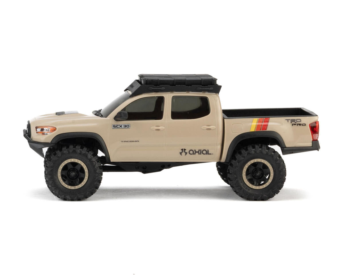 Axial AXI-3289T2 SCX30 Toyota Tacoma TRD Pro 1/30 4WD RTR Scale Mini Crawler (Dark Earth) w/2.4GHz Radio, Battery & Charger