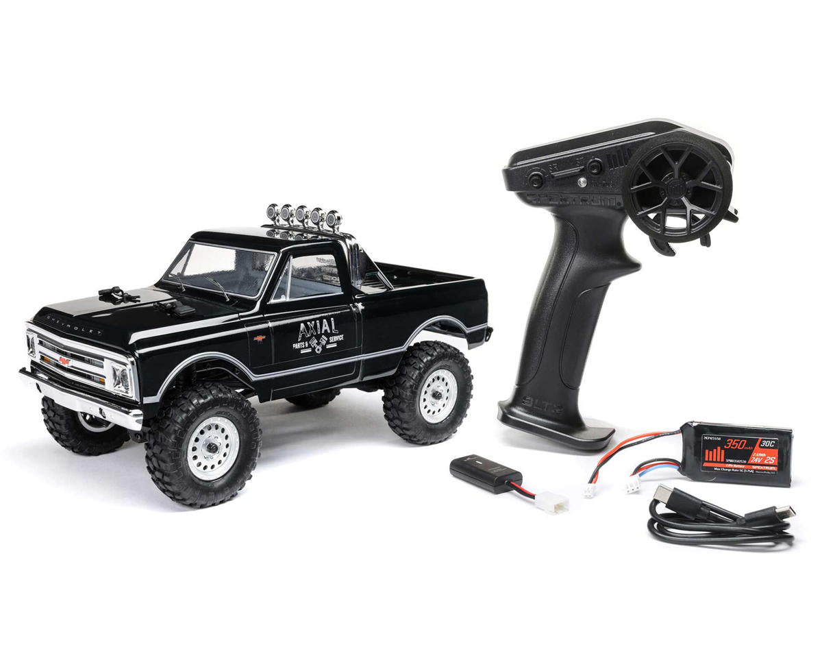 Axial SCX24 1967 Chevrolet C10 1/24 4WD RTR Scale Mini Crawler (Black) w/2.4GHz Radio