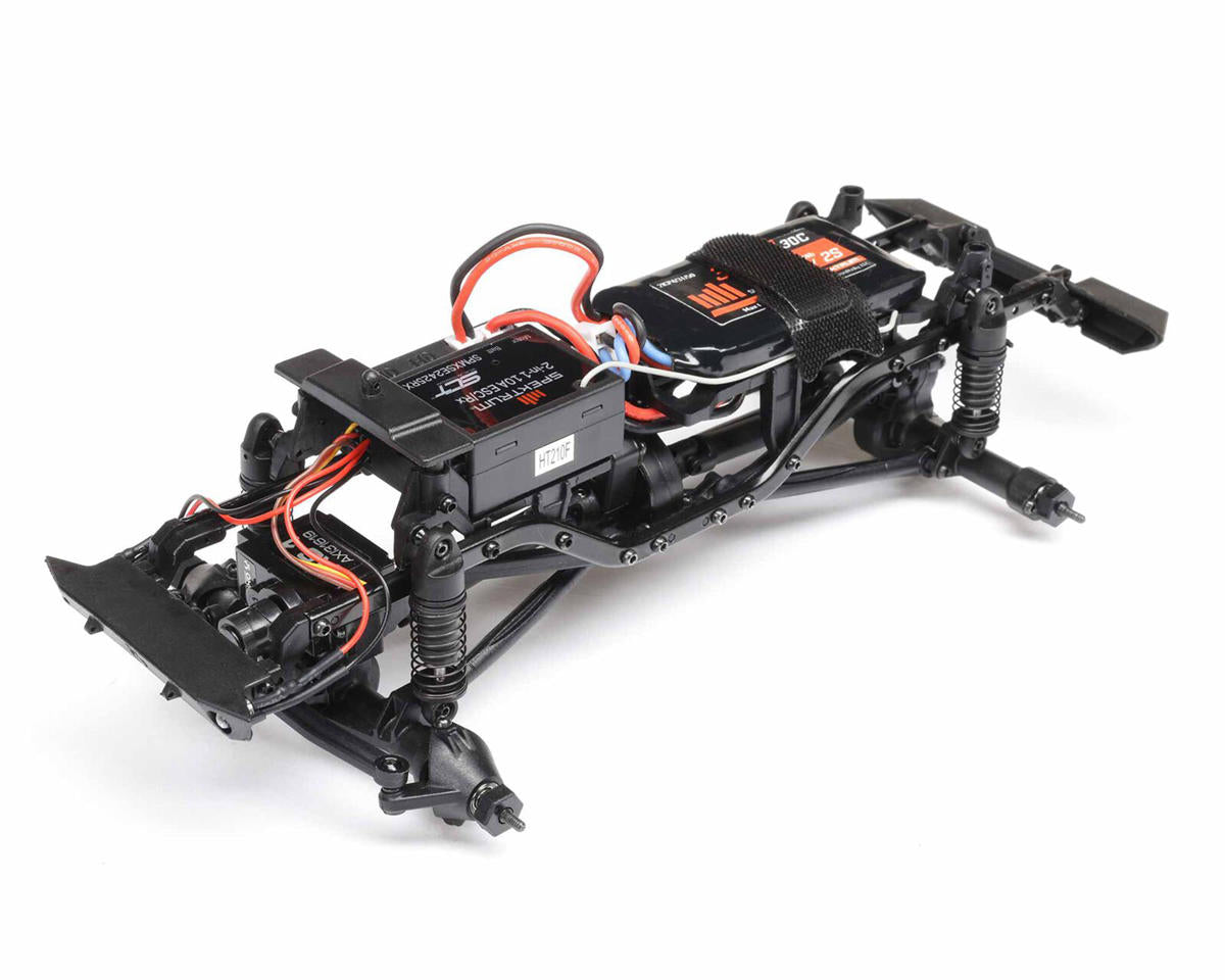 Axial AXI00002V3T3 SCX24 Jeep Wrangler JLU 4WD RTR Scale Mini Rock Crawler (Grey) w/2.4GHz Radio, Battery & Charger