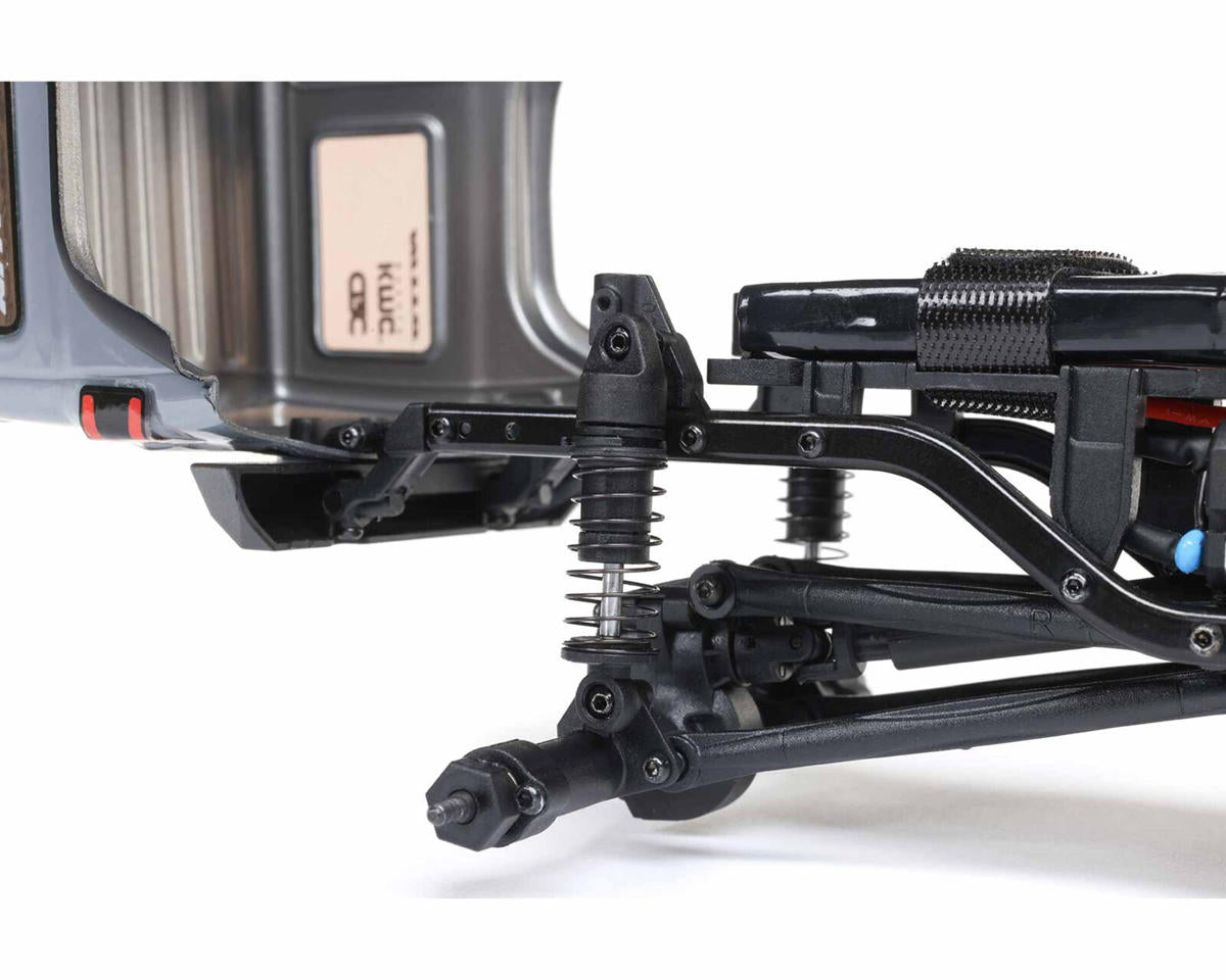 Axial AXI00002V3T3 SCX24 Jeep Wrangler JLU 4WD RTR Scale Mini Rock Crawler (Grey) w/2.4GHz Radio, Battery & Charger