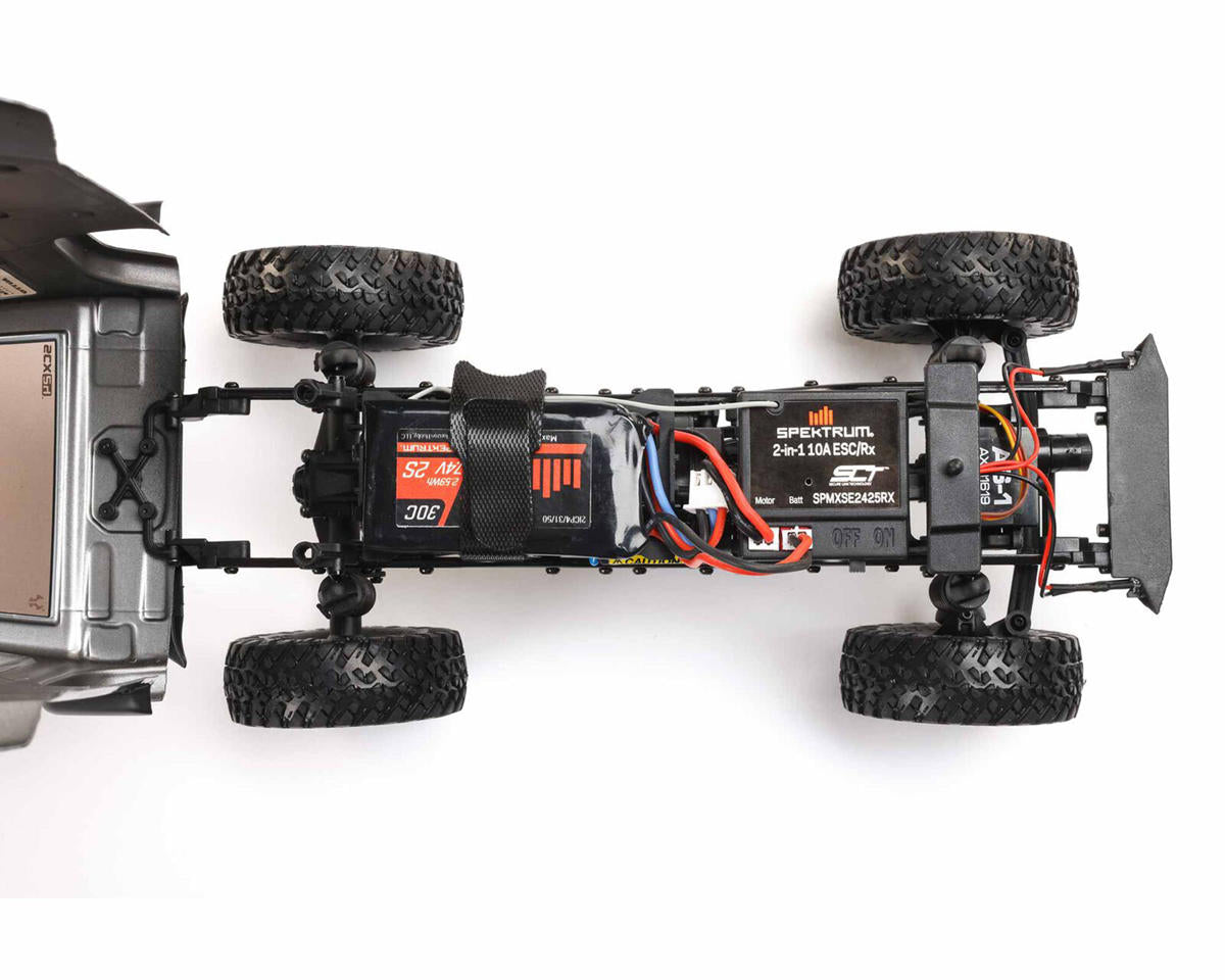 Axial AXI00002V3T4 SCX24 Jeep Wrangler JLU 4WD RTR Scale Mini Crawler (Green) w/2.4GHz Radio, Battery & Charger