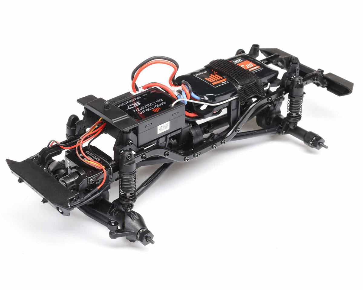 Axial AXI00002V3T4 SCX24 Jeep Wrangler JLU 4WD RTR Scale Mini Crawler (Green) w/2.4GHz Radio, Battery & Charger