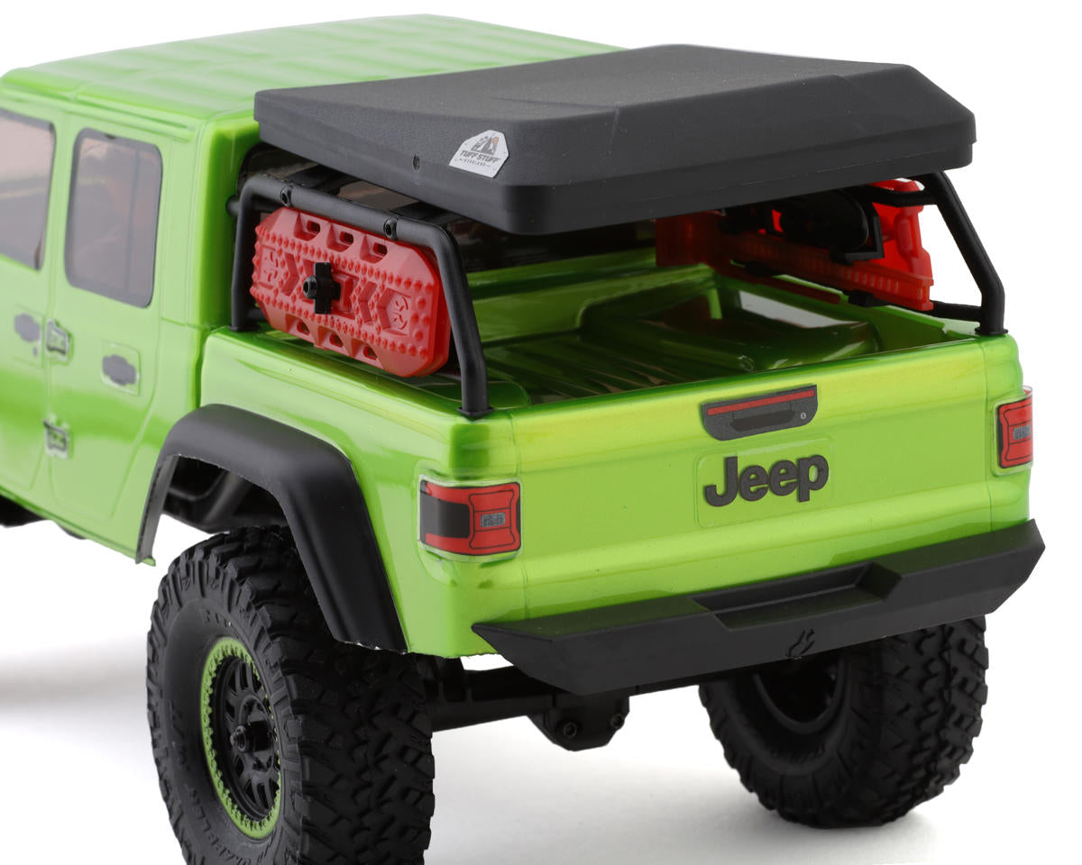 Axial AXI00005V2T3 SCX24 Jeep JT Gladiator 1/24 4WD RTR Scale Mini Crawler (Green) w/2.4GHz Radio