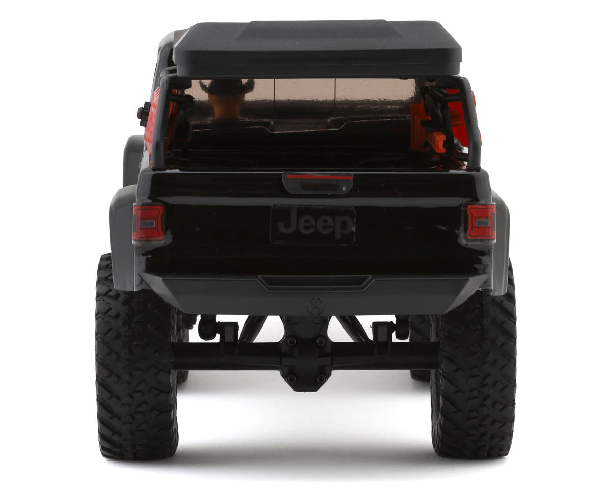 Axial AXI00005V2T5 SCX24 Jeep JT Gladiator 1/24 4WD RTR Scale Mini Crawler (Black) w/2.4GHz Radio