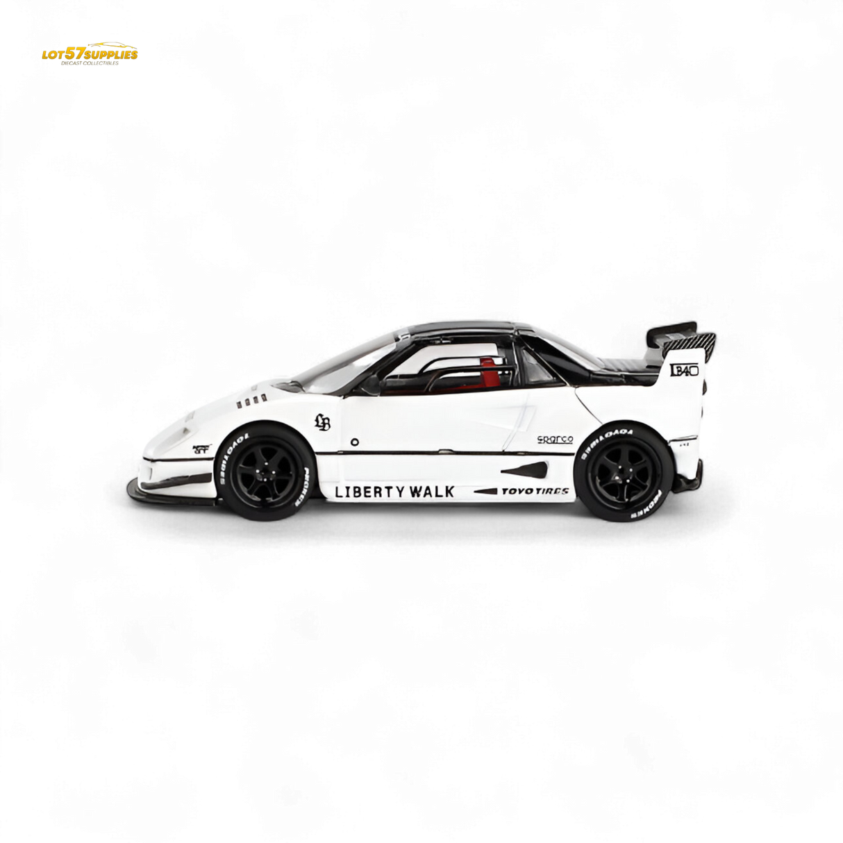 Mini-GT Mazda AZ-1 Liberty Walk LB40 White 1:64