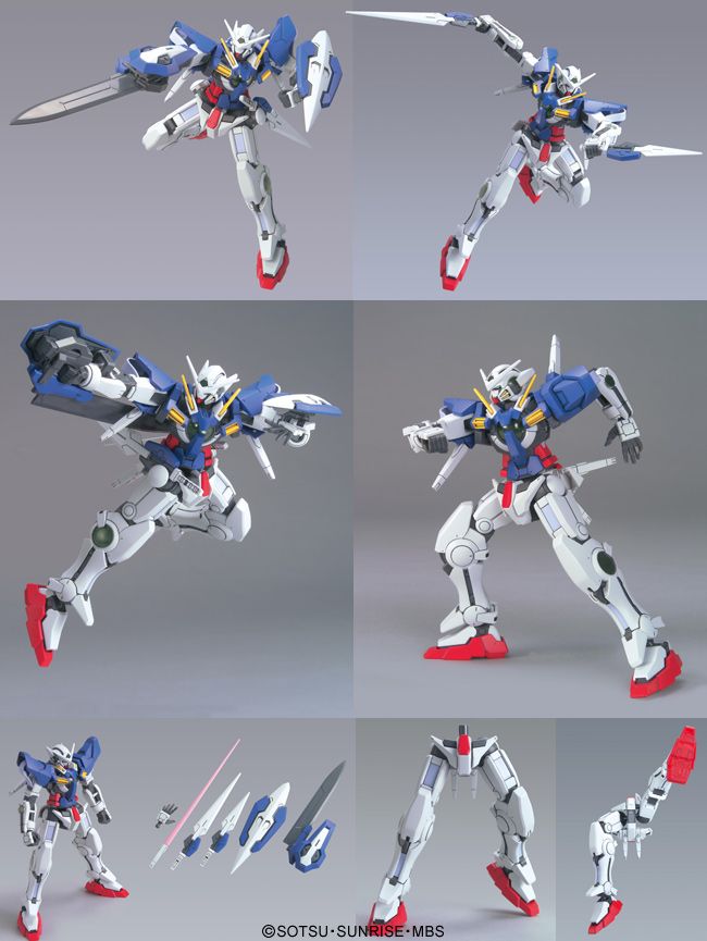 GUNDAM BAN2010891 #1 Gundam Exia "Gundam 00", Bandai HG 00 1/144 Model Kit