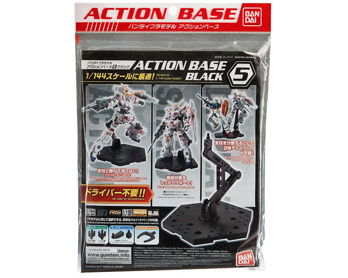 Bandai BAS2410268 Action Base 5 Display Stand (Black) For Gundam Model Kits