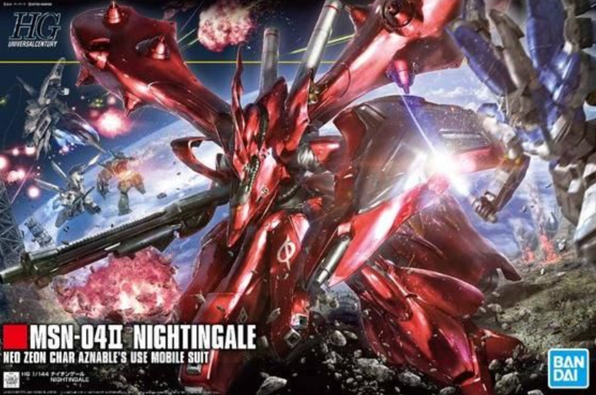 GUNDAM BAN2559049 HGUC MSN-04 II Nightingale "Char's Counterattack Beltorchika Children" 1/144