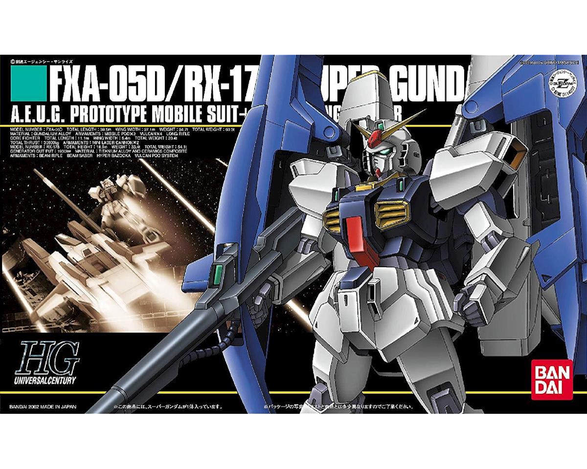 Bandai BAS1114207 1/144 HGUC #35 Super Gundam "Mobile Suit Zeta Gundam" Plastic Model Kit