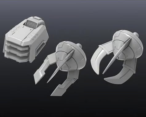 Bandai BAS2254285 Builders Parts HD MS Ground #01 "Gundam" Model Kit