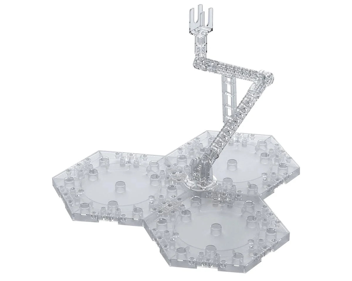 Bandai Action Base 4 Display Stand (Clear) For Gundam Model Kits