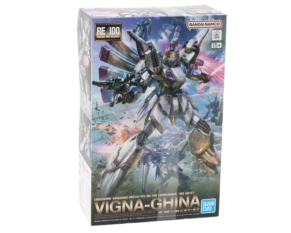 Bandai BAS2417171 1/100 RE/100 #09 XM-07 Vigna-Ghina "Gundam F91" Plastic Model Kit
