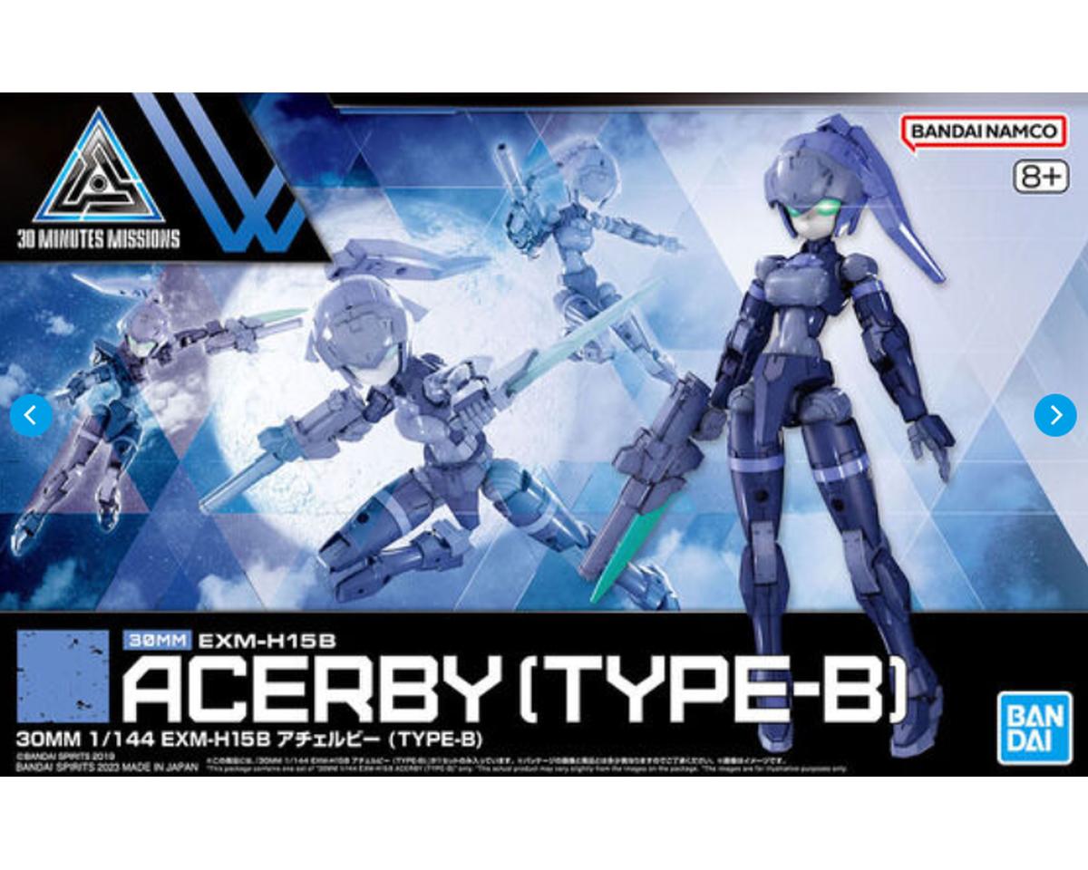 Bandai BAS2648700 30MM 1/144 #54 EXM-H15B Acerby (Type-B) Model Kit